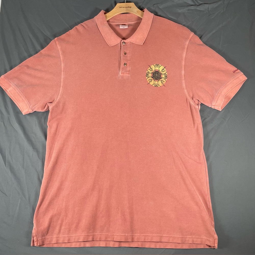 Crazy Shirts Hawaii Polo Shirt Men's XXL Short Sleeve Golf Tropical Chile Dyed